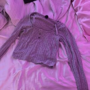 cropped long sleeve